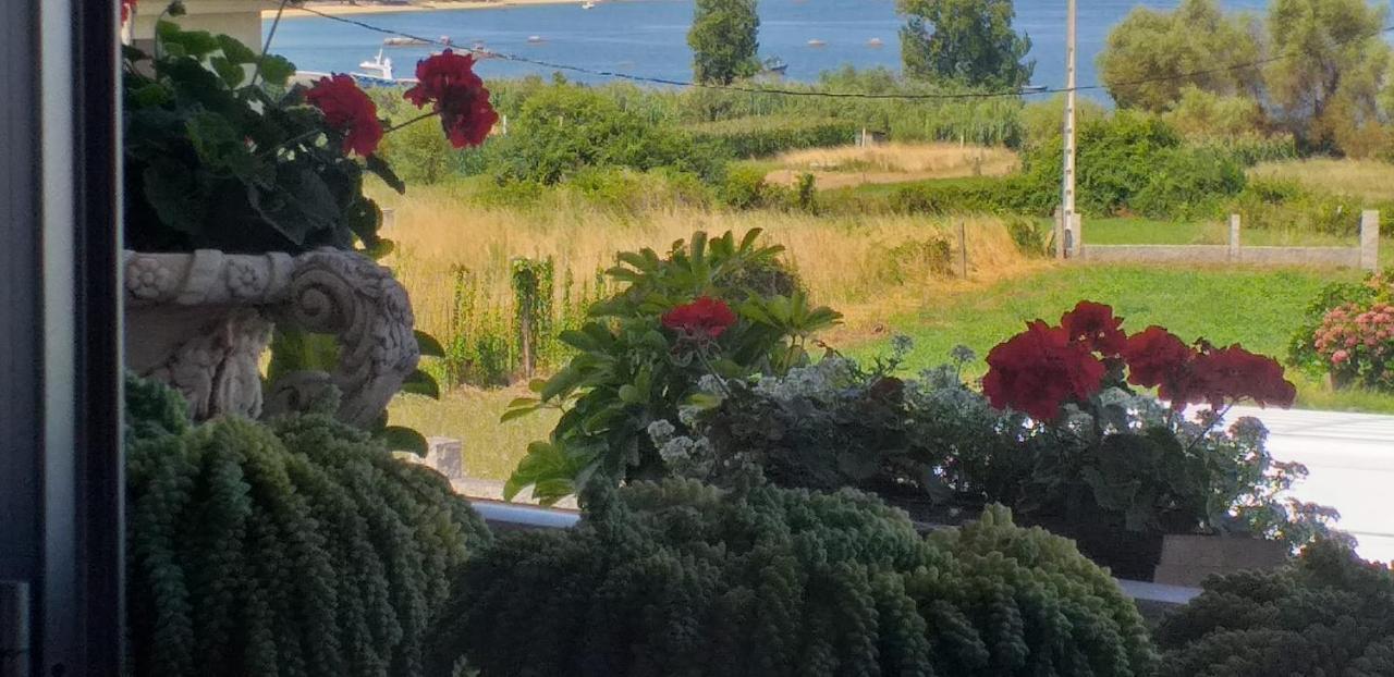 Apartamento Romero Garden C con vistas al mar Vilanova de Arousa Exterior foto